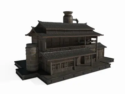Asian Ancient Architecture Workshop 3D model