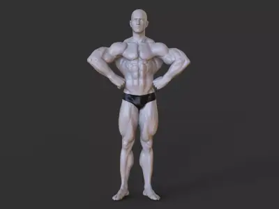 Bodybuilder Pose 3D print model order