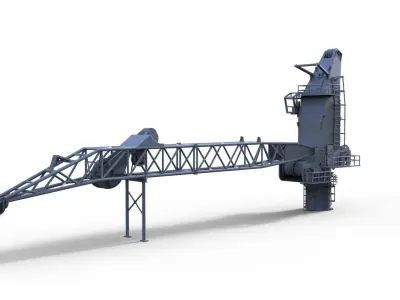 Dockside crane Typ C 3D print model