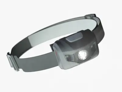 Realistic Headlamp 3D model