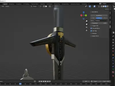 Geralt of Rivia The witcher sword 3D model
