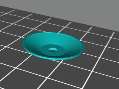 Spherical radar dome 3D model