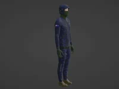 Australia Soldier 3D model