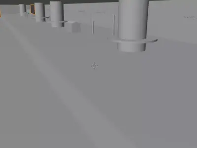 German Metro station Low Poly Thermesgasse U3 3D model