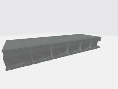 Medium Girder Bridge MGB 3D print model