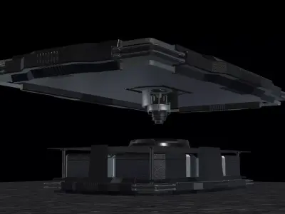 Sci-Fi Table 3D model purchase