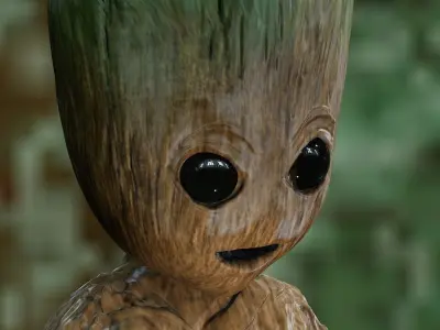 Baby groot 3D model