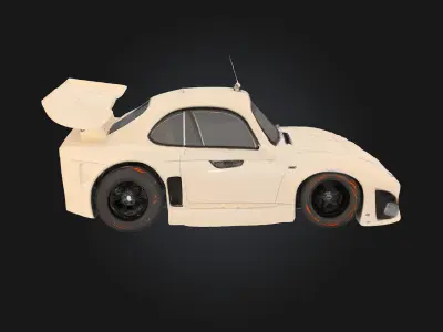 Classic Racer  Speed and Elegance Combined 3D model