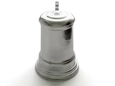 Silver Beer Tankard 3D model