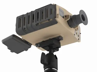 Target Acquisition Optics Tripod Sand 3D model