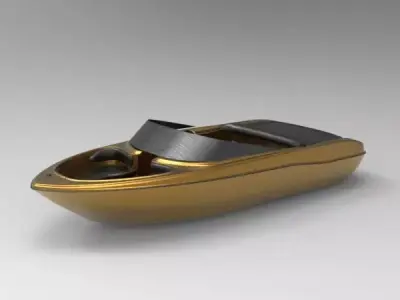 boat - 3D model 2