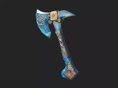 axe 3D Model 003 Low-poly 3D model