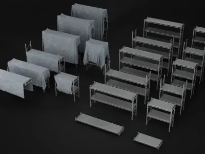 Warehouse Props Pack Low-poly 3D model
