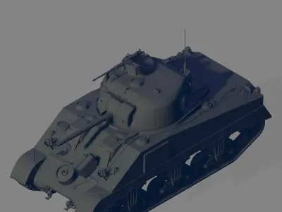 M4 Sherman 3D model