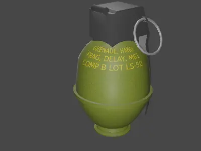 M-61 GRENADE Free 3D model