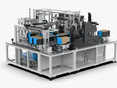 Automatic Carton Packing Machine 3D model