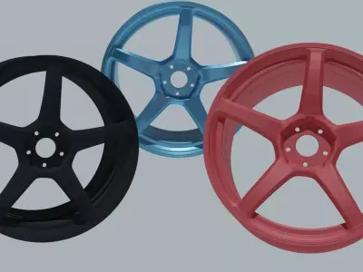 Car disk  3D model