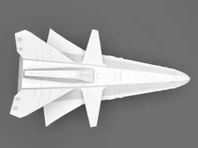 Space 1999 Glider scale model  3D print model