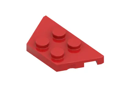 TwindBricks3D - 49 Bricks Plate Wedge  collection 3D print model