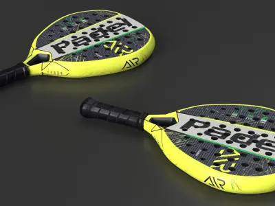 Padel Tennis Racket Generic 3D model