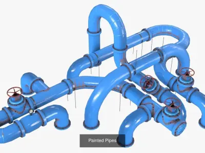 Industrial Installations Collection 3D Model Pack