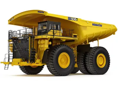 Komatsu 930 E-5 Mining Dump Truck 3D model