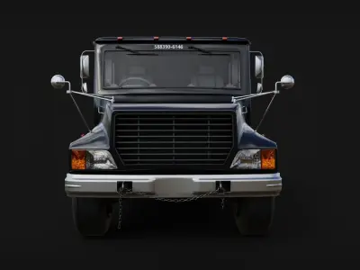SWAT Armoured Van Low-poly 3D model