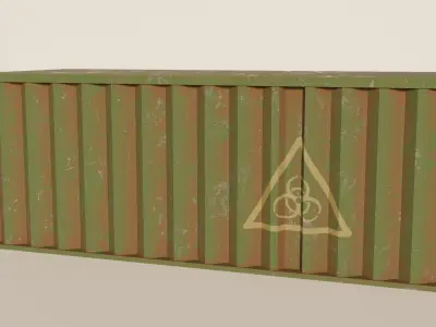 Container Free low-poly 3D model purchase