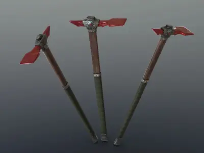 Hoe - Ruby Low-poly 3D model