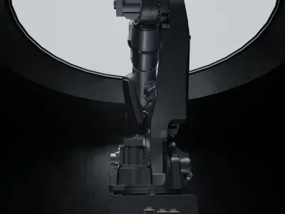 High-Quality Westworld Inspired Robotic Arm 3D model