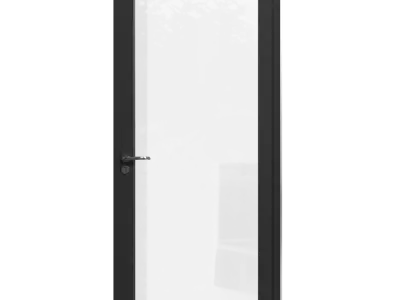  Glass Door Model, Black 