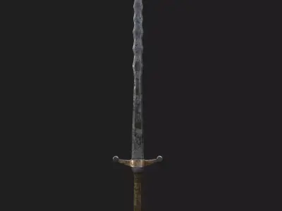 Starter Claymore Free low-poly 3D model