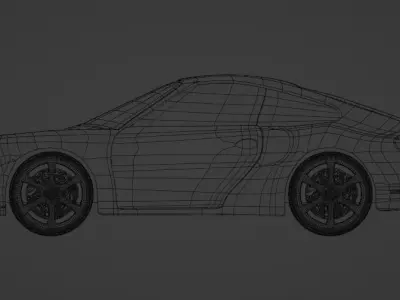 Porsche 911 Free 3D model by yelement743