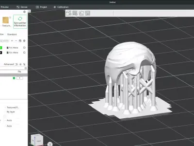 Custom3Dprint Minifigure Accessory - Minifigure Hair S2 - 019 3D print model