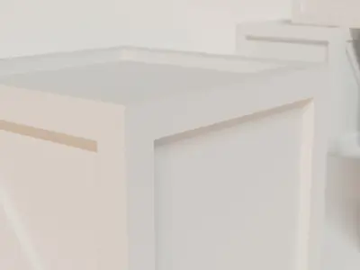 Simple Low Poly Crate Free low-poly 3D model