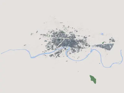 Cordoba City Spain 3D model