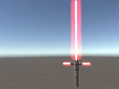 Kylo Ren Lightsaber Free 3D model purchase