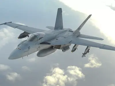 McDonnell Douglas F A-18 Hornet 3D model