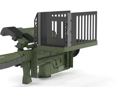 FIM 92 Stinger Missile Launcher 3D model