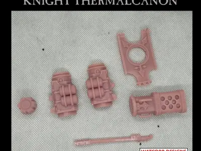 Knight Thermal Cannon 3D print model