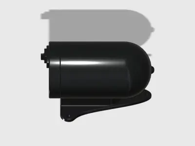 Customizable GA Wet Compass shell for flight simulator 3D print model