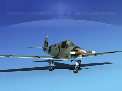Mooney M-18 Mite USAF 1 3D model