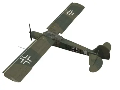 fieseler fi 156 storch C-3 3D model