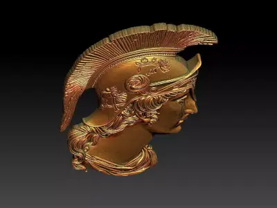 Roman warrior CNC Relief Model 3D print model purchase