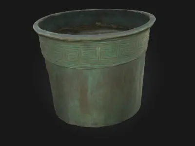 Antique Bronze Vessel  Echoes of a Forgotten Civilization 3D model