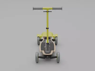 Baby stroller Low-poly 3D model buy