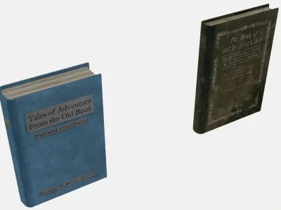 Old Ancient Books 3D model