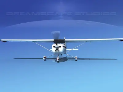Cessna C152 Aerobat V05 3D model