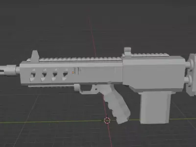 Stoutrifle Bullpup 3D model