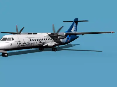 ATR  ATR-72-600 Baltimore Clipper 3D model